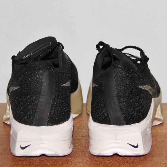 Nike ZoomX VaporFly Next% 3 Running Shoes Women 8 9 Black Metallic Gold - Picture 5 of 6